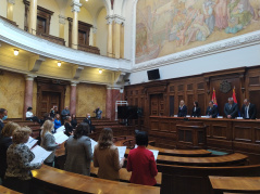 26. oktobar 2021. Sudije polažu zakletvu pred predsednikom Narodne skupštine Ivicom Dačićem